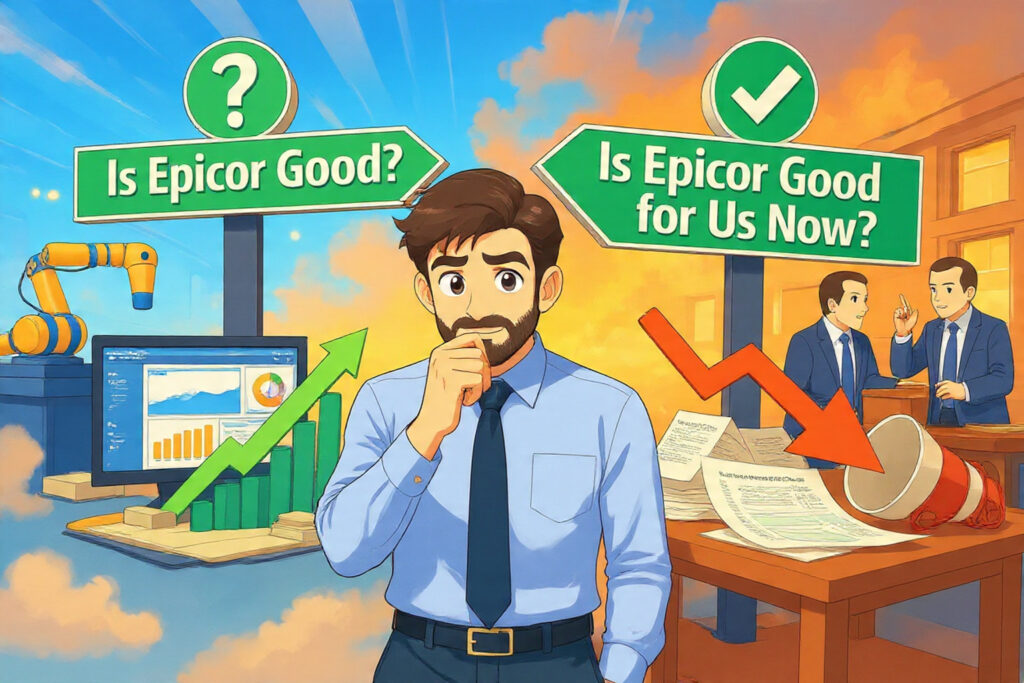 Decision-making about Epicor software